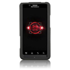 Rubberized SnapOn Case - Motorola Droid Bionic Black