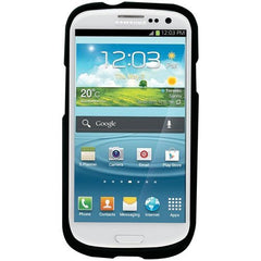 Rubberized SnapOn Case - Samsung Galaxy S3 Blk